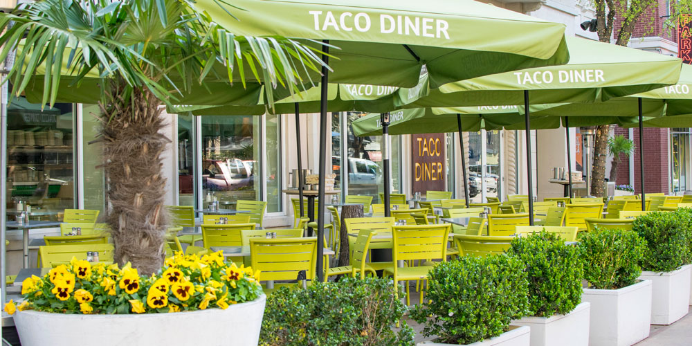 Taco Diner West Village Patio Taco Diner West Village Patio